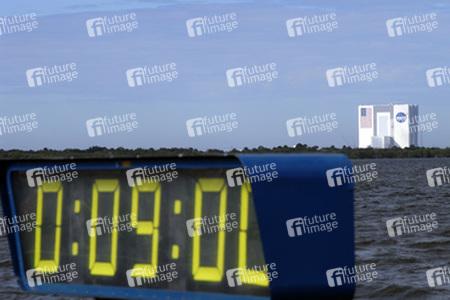 Countdown zum Start des Space Shuttles Atlantis STS-129
