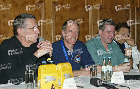 Leonard Nimoy, Rick Searfoss, Richard Arnold, Stephen Furst