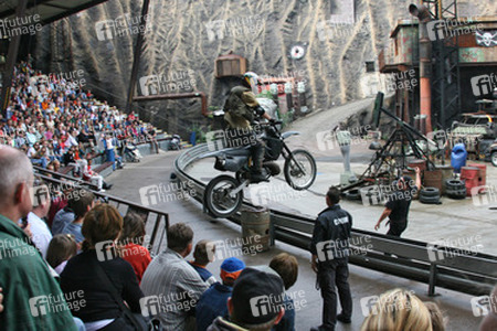 Motorrad Stunt