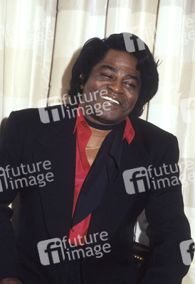 Pressetermin mit James Brown in London
