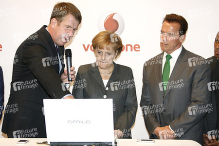 Friedrich Joussen, Angela Merkel, Arnold Schwarzenegger