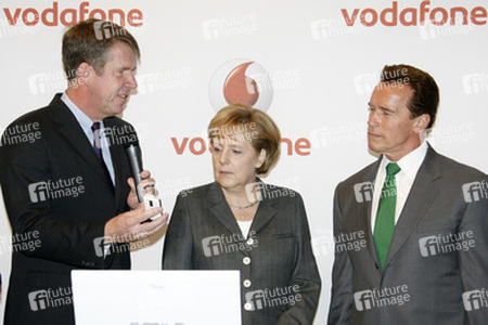 Friedrich Joussen, Angela Merkel, Arnold Schwarzenegger