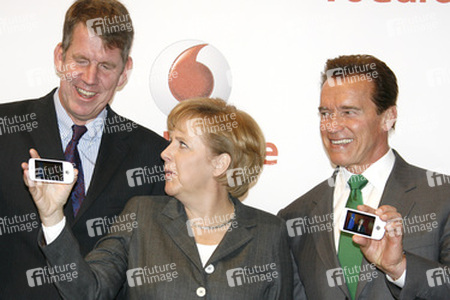 Friedrich Joussen, Angela Merkel, Arnold Schwarzenegger