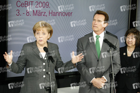 Angela Merkel, Arnold Schwarzenegger