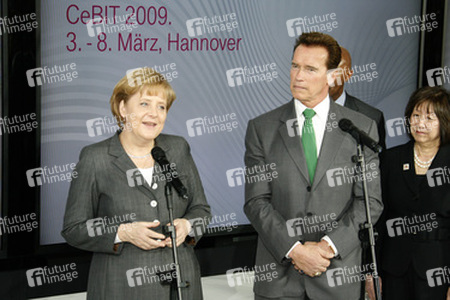 Angela Merkel, Arnold Schwarzenegger