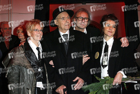 Ezard Haußmann mit Ehefrau Doris und Tochter Iris, Leander Haußmann