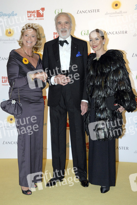 Claudia Rutt, Christopher Lee und Gattin