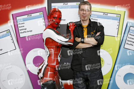 Jörg Düsterwald mit Model