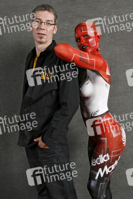 Jörg Düsterwald mit Model