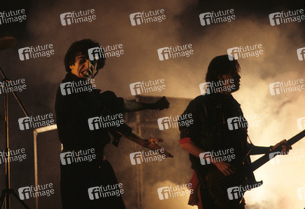 Musikvideo-Dreharbeiten mit Killing Joke in London