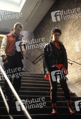 Musikvideo-Dreharbeiten mit Killing Joke in London