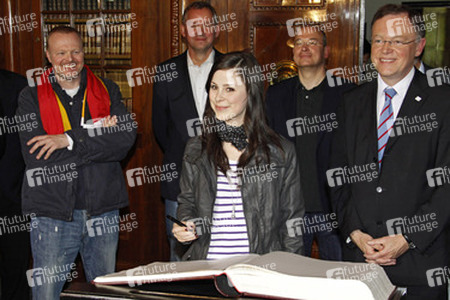 Stefan Raab, Lena Meyer-Landrut, Stephan Weil