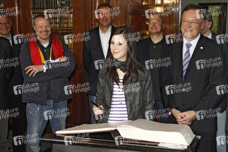 Stefan Raab, Lena Meyer-Landrut, Stephan Weil