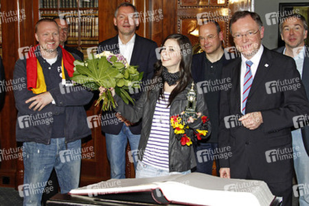 Stefan Raab, Lena Meyer-Landrut, Stephan Weil