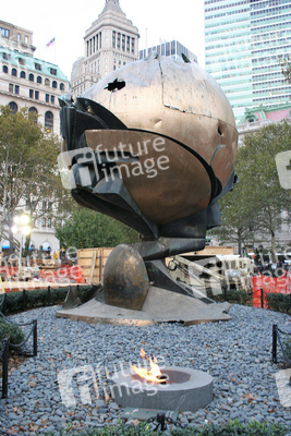 Temporary World Trade Center Memorial im Battery Park