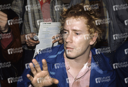 Pressetermin mit John Lydon in London