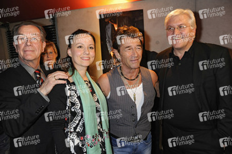 Franz Müntefering mit Ehefrau Michelle, Peter Maffay, Frank-Walter Steinmeier