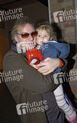 Leander Haußmann mit Tochter Kunigunde