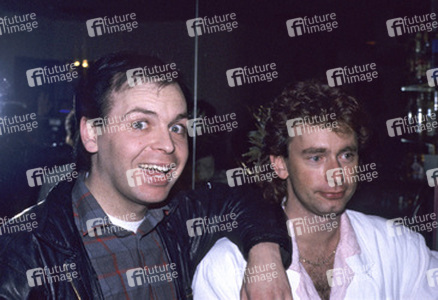 Pressekonferenz mit Sharpe & Numan in London