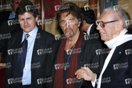 Gianni Alemanno, Al Pacino, Gian Luigi Rondi