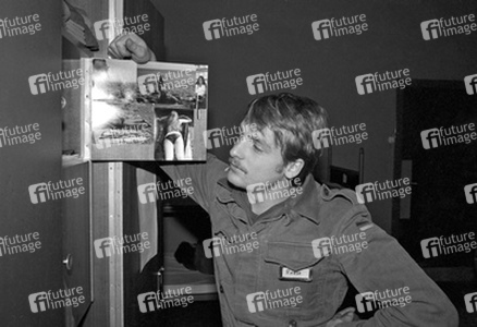 Blick ins Privatfach vom Spind