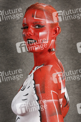 Niedersachsen-Bodypainting / Lower Saxony-Bodypainting