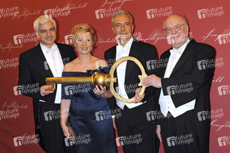 Hans-Joachim Frey, Helma Orosz, Stanislaw Tillich, Gerd Uecker