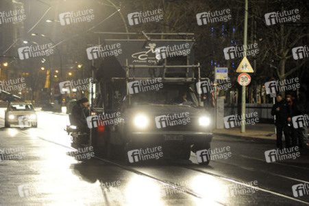 Nachtdreh zum Thriller 'Unknown Identity'