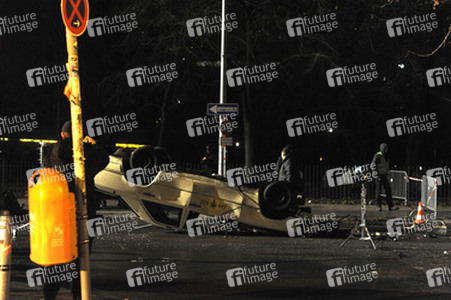 Nachtdreh zum Thriller 'Unknown Identity'