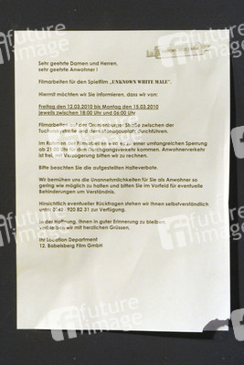 Nachtdreh zum Thriller 'Unknown Identity'