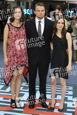 Marion Cotillard, Leonardo DiCaprio, Ellen Page