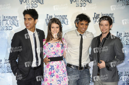 Dev Patel, Nicola Peltz, M. Night Shyamalan, Jackson Rathbone