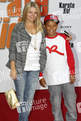 Anne-Sophie Briest mit Sohn Jamahr