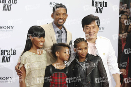 Jada Pinkett Smith, Willow Smith, Will Smith, Jaden Smith, Jackie Chan
