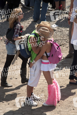 Fans auf der Loveparade 2010