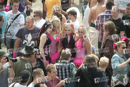 Fans auf der Loveparade 2010