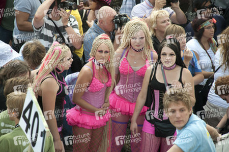 Fans auf der Loveparade 2010