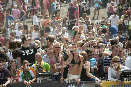 Fans auf der Loveparade 2010