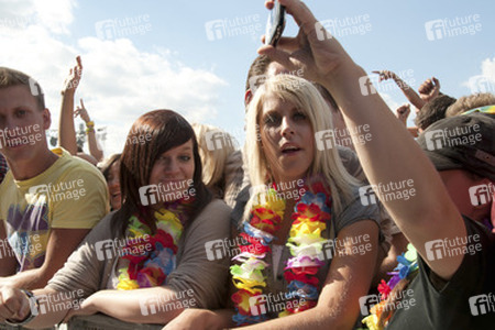 Fans auf der Loveparade 2010