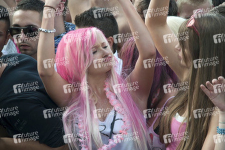 Fans auf der Loveparade 2010
