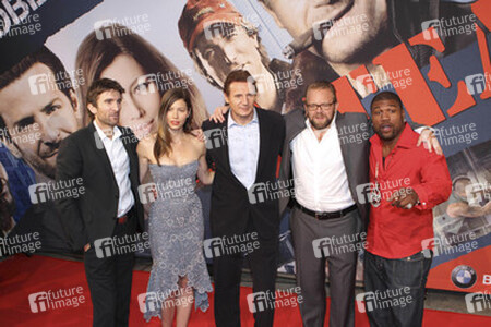 Sharlto Copley, Jessica Biel, Liam Neeson, Joe Carnahan, Quinton 'Rampage' Jackson
