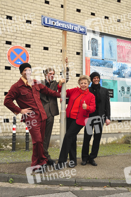 Florian 'Flo' Weber, Rüdiger 'Rüde' Linhof, Marie-Luise Marjan, Peter Brugge