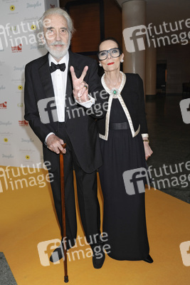 Christopher Lee mit Ehefrau Gitte