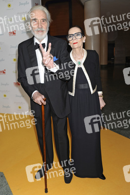 Christopher Lee mit Ehefrau Gitte