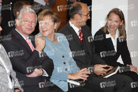 Roland Koch, Angela Merkel, Manuel Herder