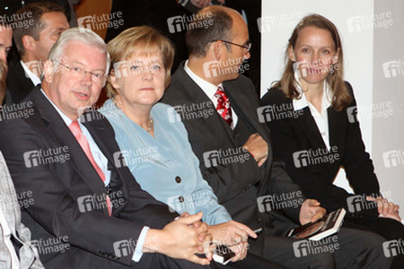 Roland Koch, Angela Merkel, Manuel Herder