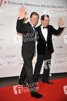 Guido Westerwelle mit Ehemann Michael Mronz