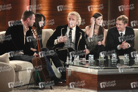 Vitali Klitschko mit Gattin  Natalia, Thomas Gottschalk, Lena Meyer-Landrut, Matthias Schweighöfer