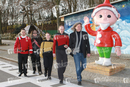 Friedhelm Schatz mit Star Trek Fans