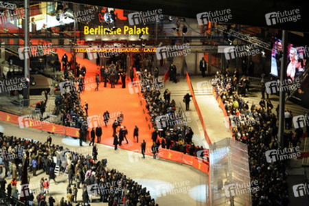 Der rote Teppich vor dem Berlinale Palast